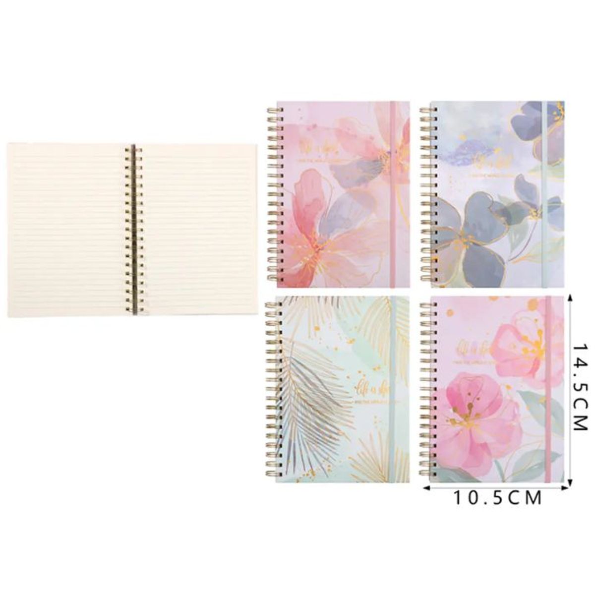 GENERICO - Libreta Ilustrada Color Creativo – 14.5×10.5 cm, 80 Hojas Surtido