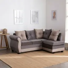 MEXX MUEBLES - SOFA SECCIONAL BALI FELPA.