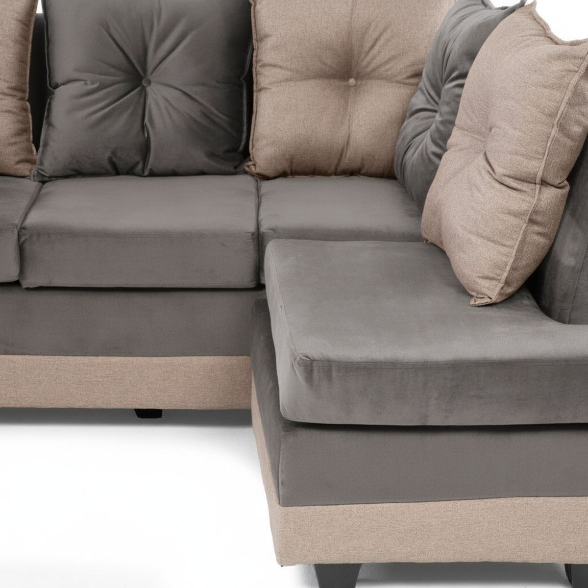MEXX MUEBLES - SOFA SECCIONAL BALI FELPA.