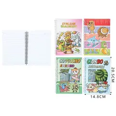 GENERICO - Libreta Brainrot Italiano 14.8 x 20.5 cm A5 60 hojas Surtidos