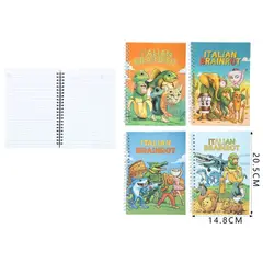 GENERICO - Libreta Brainrot Italiano 14.8 x 20.5 cm A5 60 Hojas Surtido