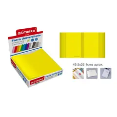 GENERICO - Forro Universitario Amarillo 45x26cm