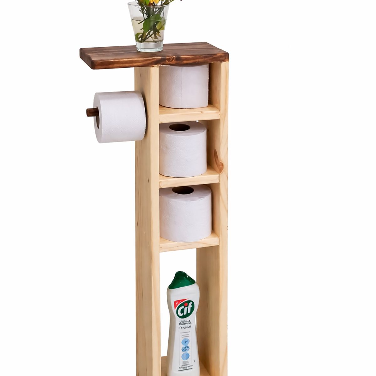GENERICO - Organizador de Baño Multiuso de Madera - mueble para baño