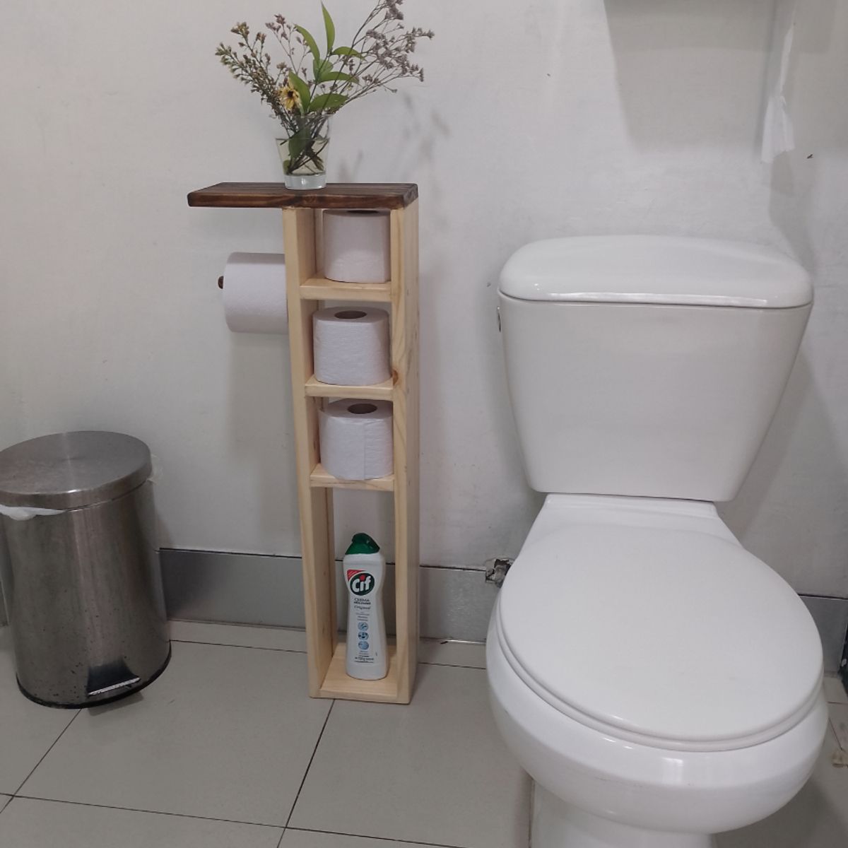 GENERICO - Organizador de Baño Multiuso de Madera - mueble para baño