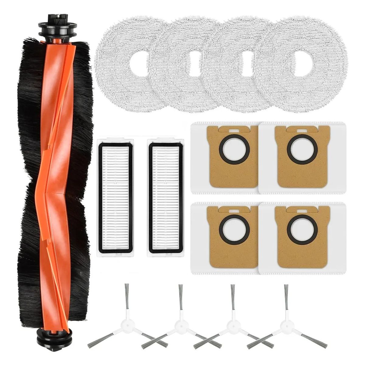 KUANGYE - Repuestos Para Aspiradora Robot Para Xiaomi X20+ X20 Plus Max Pro Blanco