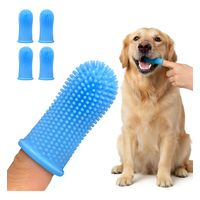 4 Piezas Cepillo De Dientes Para Mascotas 360° Cepillo