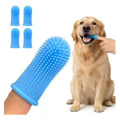 GENERICO - 4 Piezas Cepillo De Dientes Para Mascotas 360° Cepillo