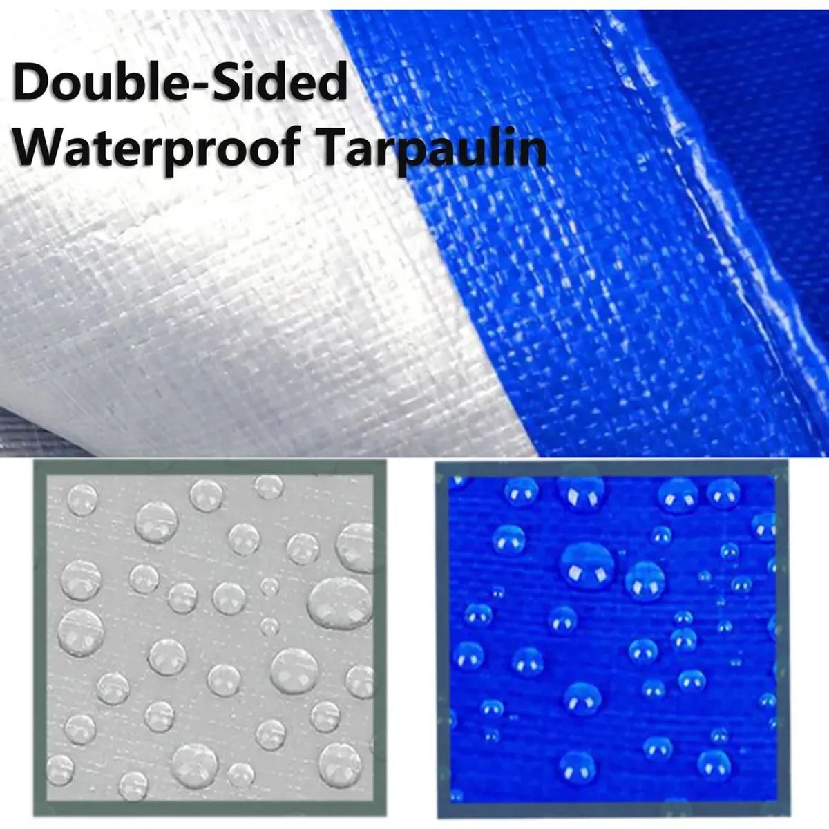 KUANGYE - Cobertor De Piscina Lona Multiuso 11x4 Mts Con Ojetillos