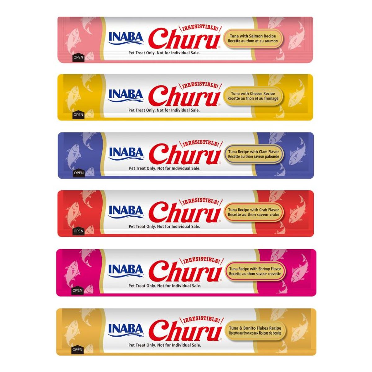 INABA - Churu Variedades de Atún 60 unidades