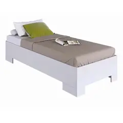 KIDSCOOL - Cama Individual Xangai 190x90 Blanco