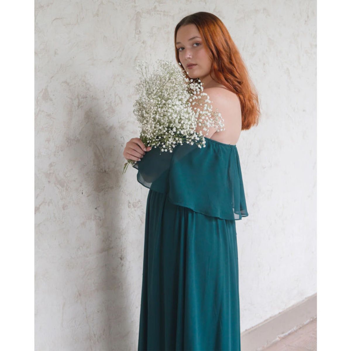 MI PLACARD - Vestido Largo Mali Verde Oscuro