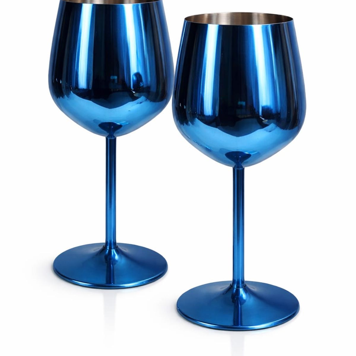 GENERICO - SET 2 COPAS ACERO DISTINTOS COLORES