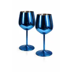 GENERICO - SET 2 COPAS ACERO DISTINTOS COLORES