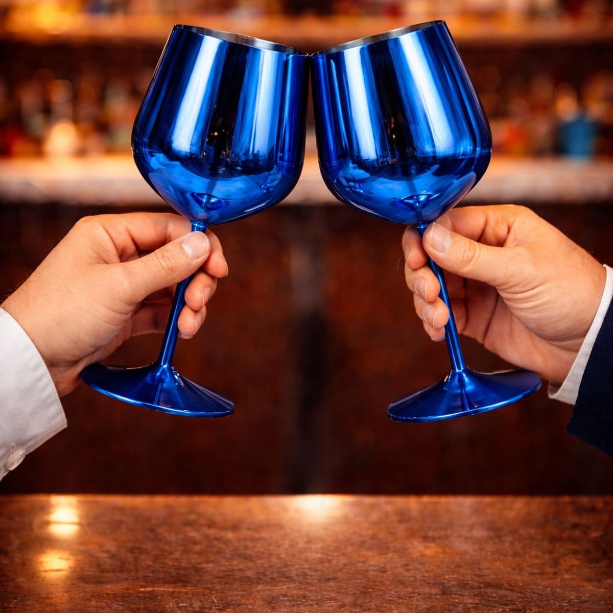 GENERICO - SET 2 COPAS ACERO DISTINTOS COLORES