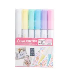 PILOT - Pintor Set Pastel Punta Extra Fina 6 un.