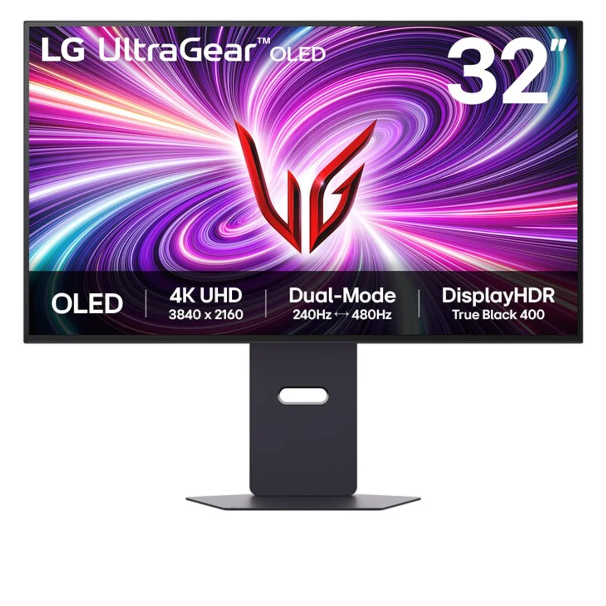 LG - Monitor gaming UltraGear™ OLED de modo dual de 32 - 4K UHD 003 ms GtG DisplayHDR True Black 400 32GS95UV-B