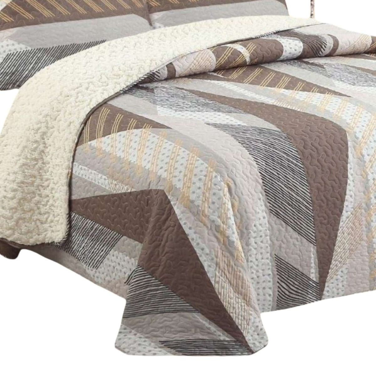 GENERICO - CUBRECAMA QUILT CON CHIPORRO 15P H33