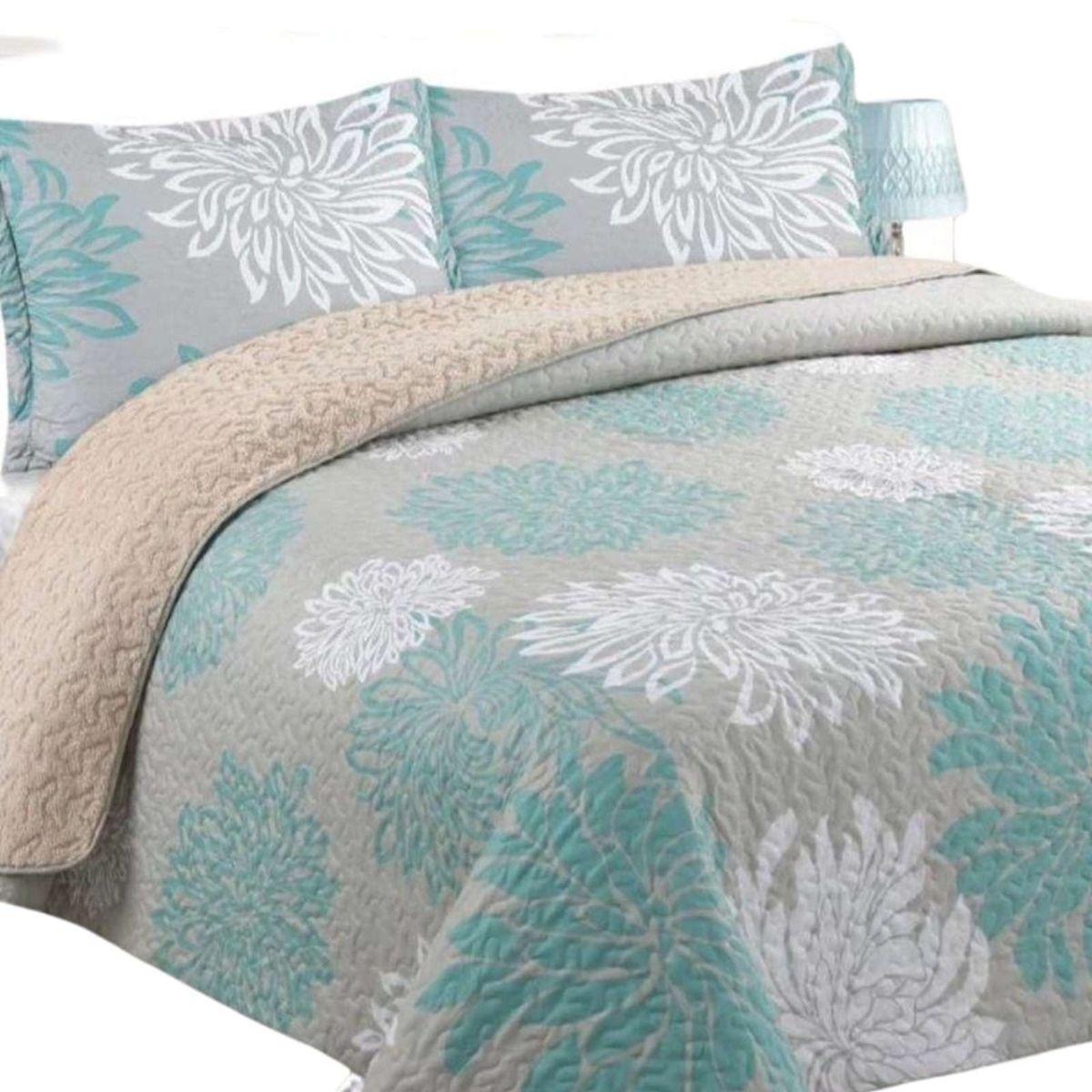 GENERICO - CUBRECAMA QUILT CON CHIPORRO KING N1