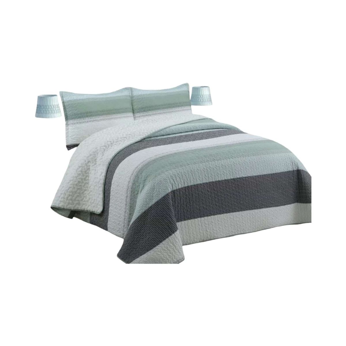 GENERICO - CUBRECAMA QUILT CON CHIPORRO KING N13