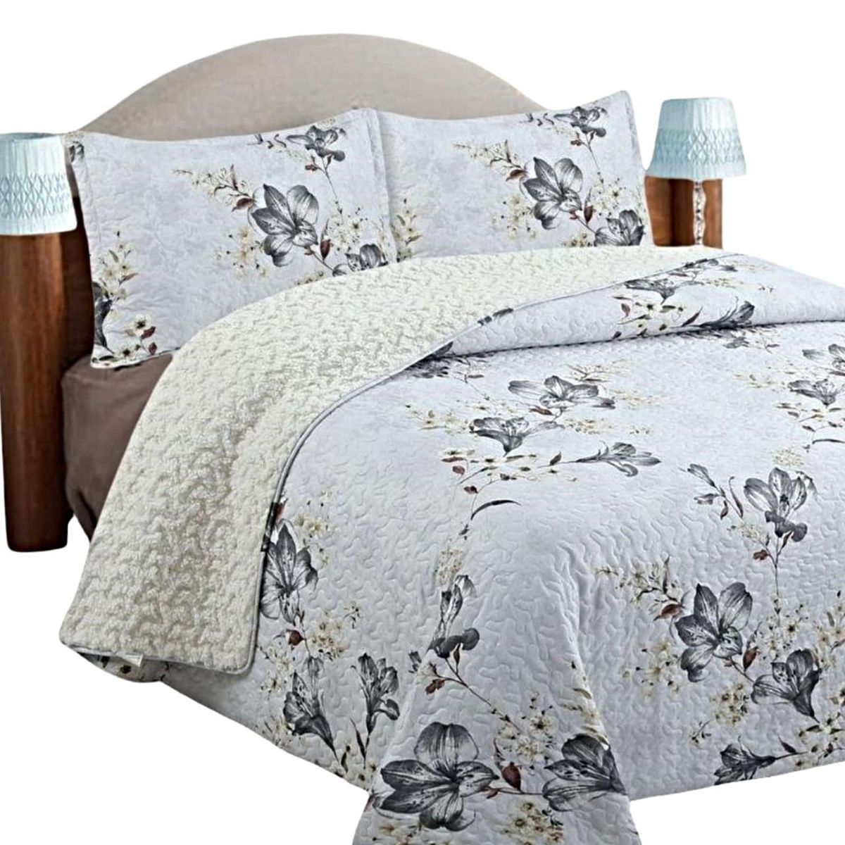 GENERICO - CUBRECAMA QUILT CON CHIPORRO KING N29