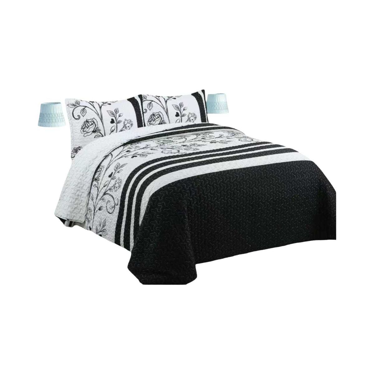 GENERICO - CUBRECAMA QUILT CON CHIPORRO KING N32