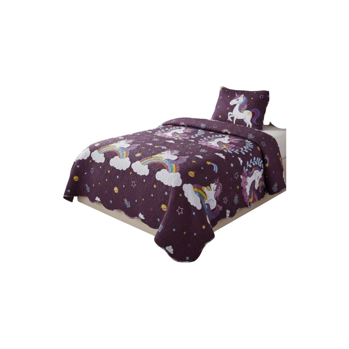 GENERICO - CUBRECAMA QUILT DE VERANO PLAZA Y MEDIA 180x230cm V5