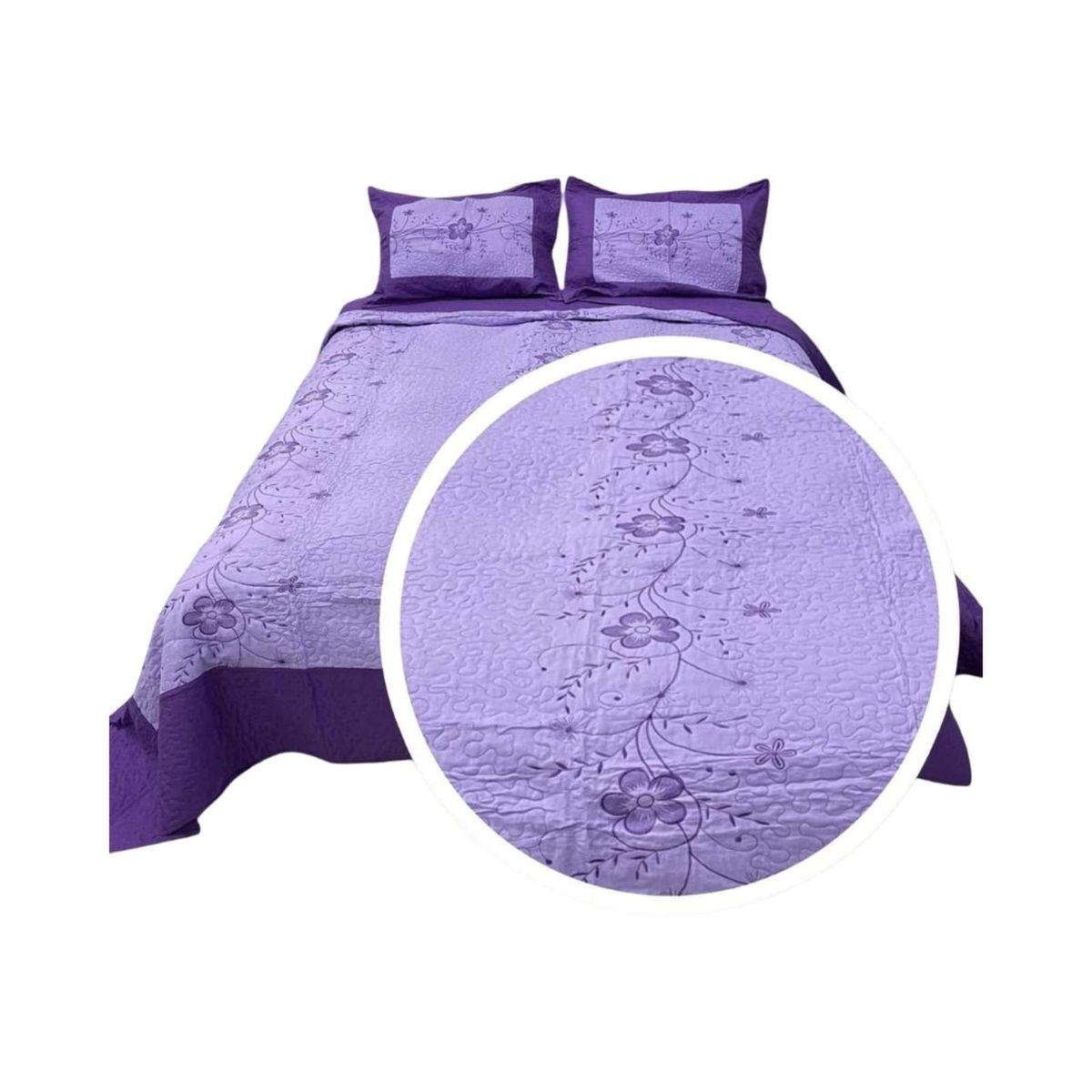 GENERICO - CUBRECAMA QUILT DE VERANO PLAZA Y MEDIA 180x230cm V8