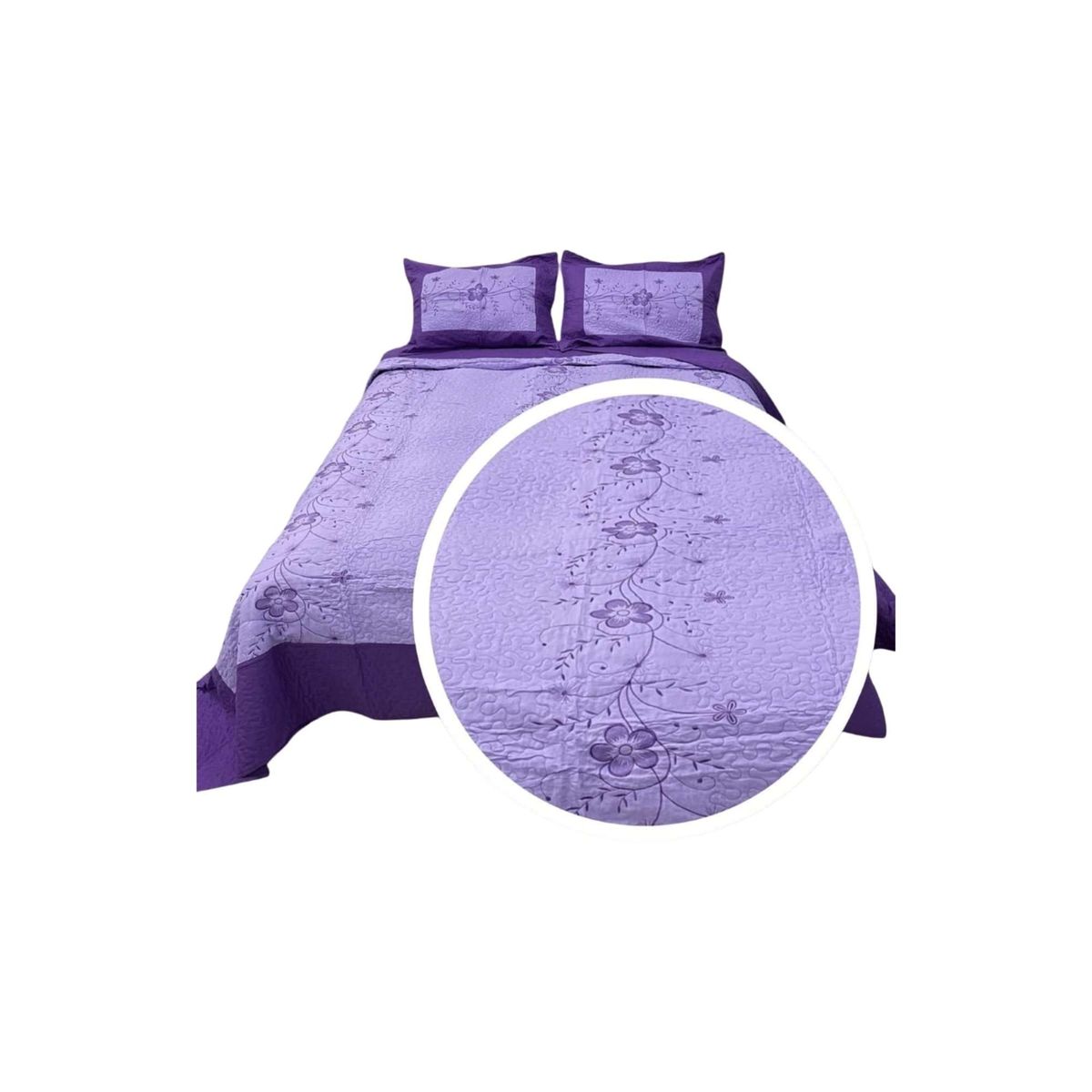 GENERICO - CUBRECAMA QUILT DE VERANO PLAZA Y MEDIA 180x230cm V8