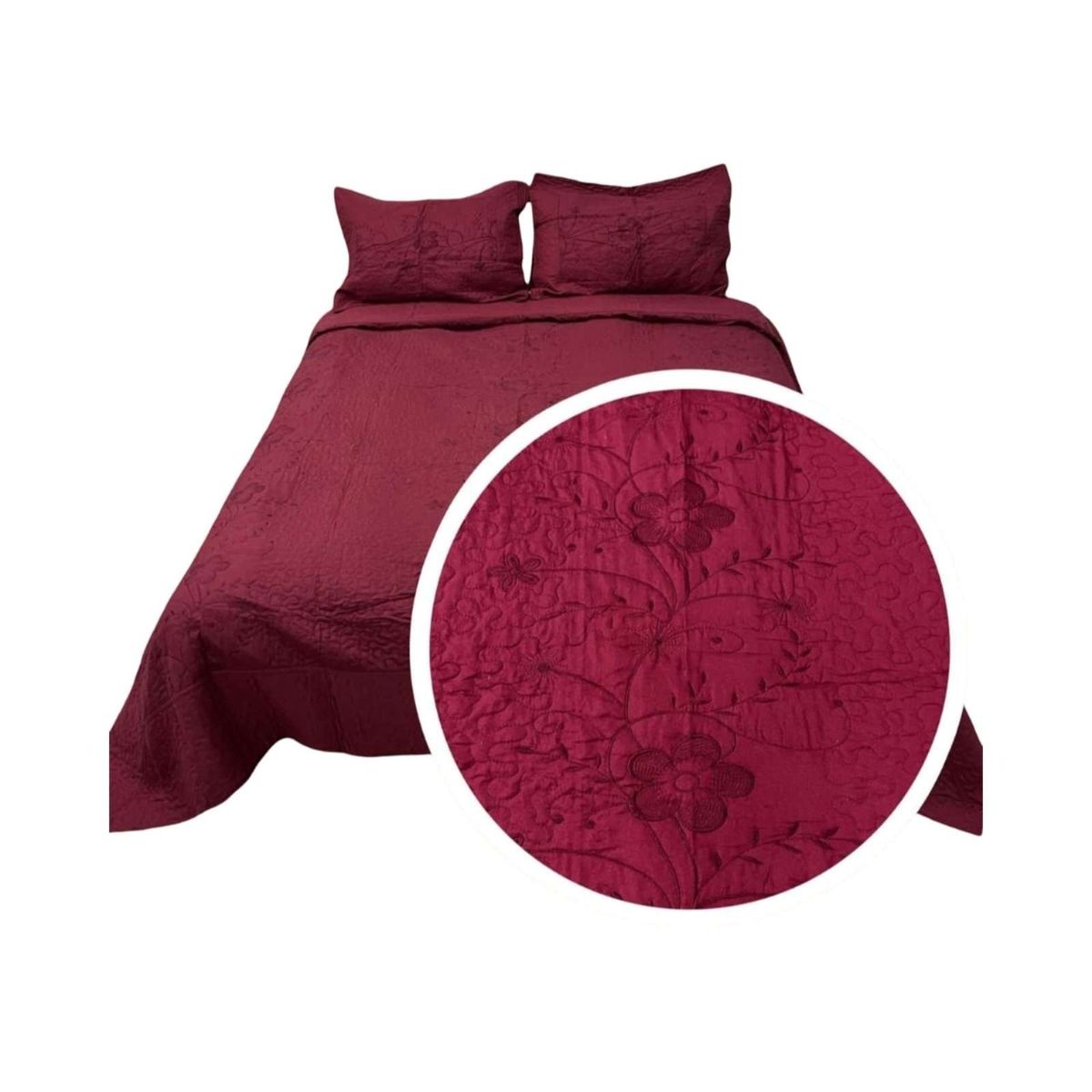 GENERICO - CUBRECAMA QUILT DE VERANO PLAZA Y MEDIA 180x230cm V12