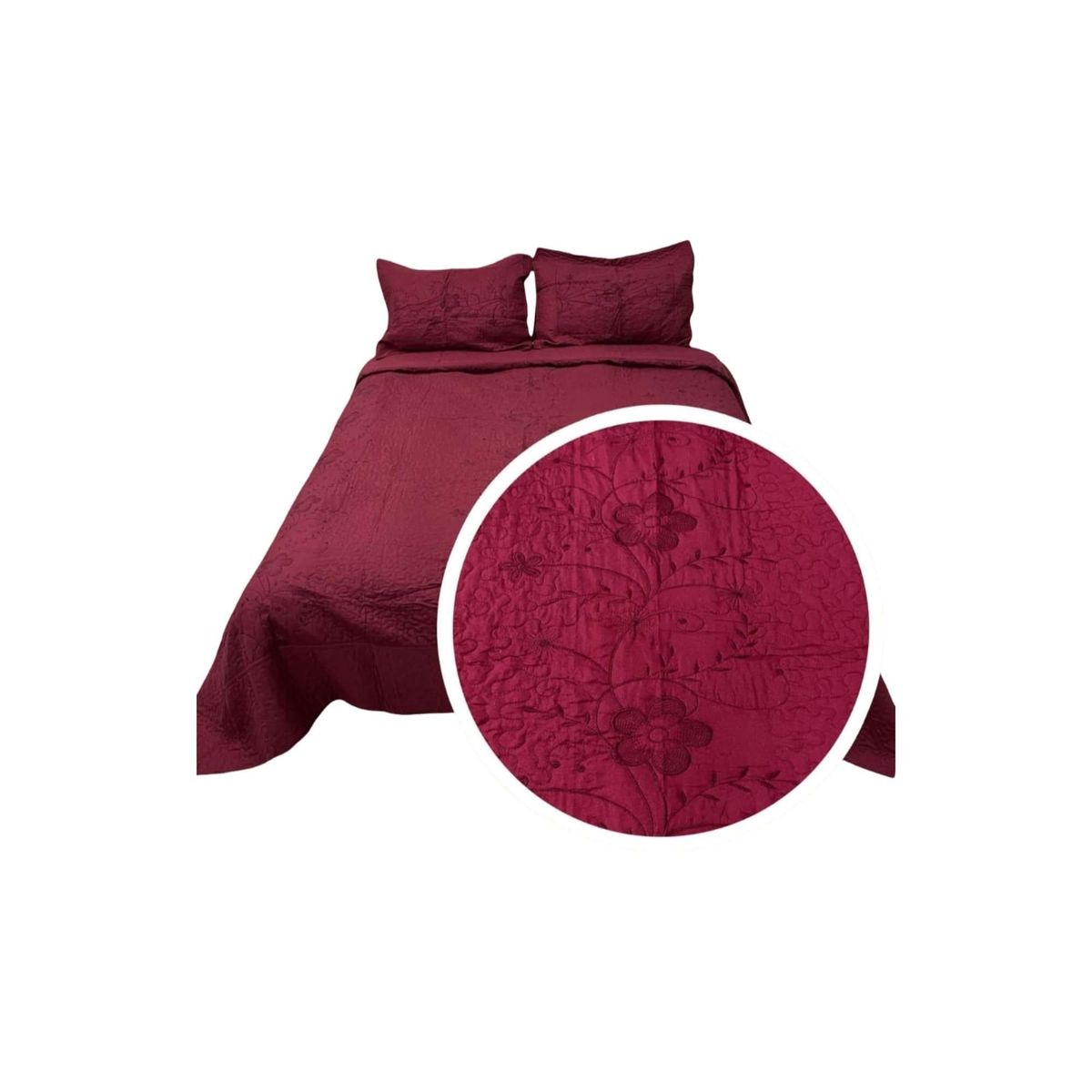 GENERICO - CUBRECAMA QUILT DE VERANO PLAZA Y MEDIA 180x230cm V12