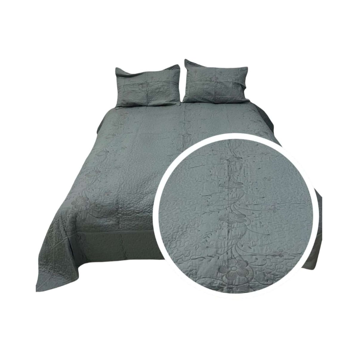 GENERICO - CUBRECAMA QUILT DE VERANO PLAZA Y MEDIA 180x230cm V25