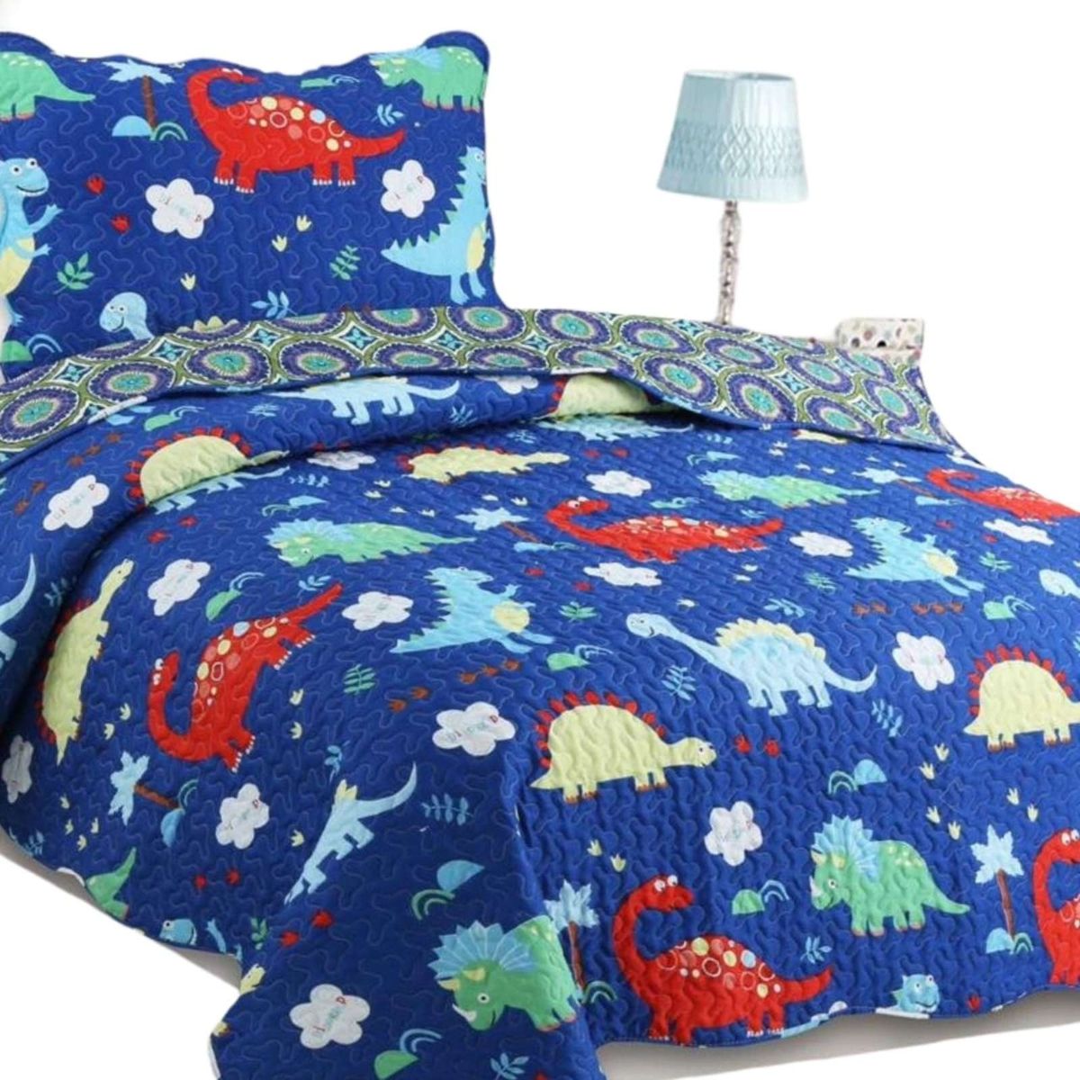GENERICO - CUBRECAMA QUILT DE VERANO PLAZA Y MEDIA 180x230cm V28
