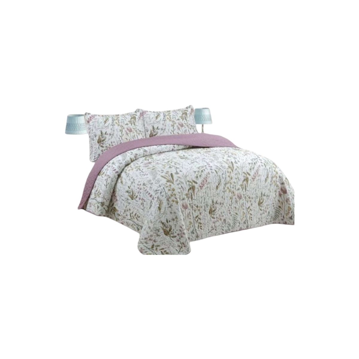 GENERICO - CUBRECAMA QUILT DE VERANO PLAZA Y MEDIA 180x230cm V29