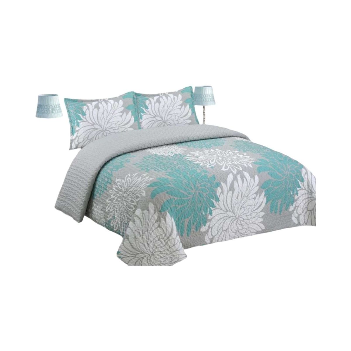 GENERICO - CUBRECAMA QUILT DE VERANO PLAZA Y MEDIA 180x230cm V30.