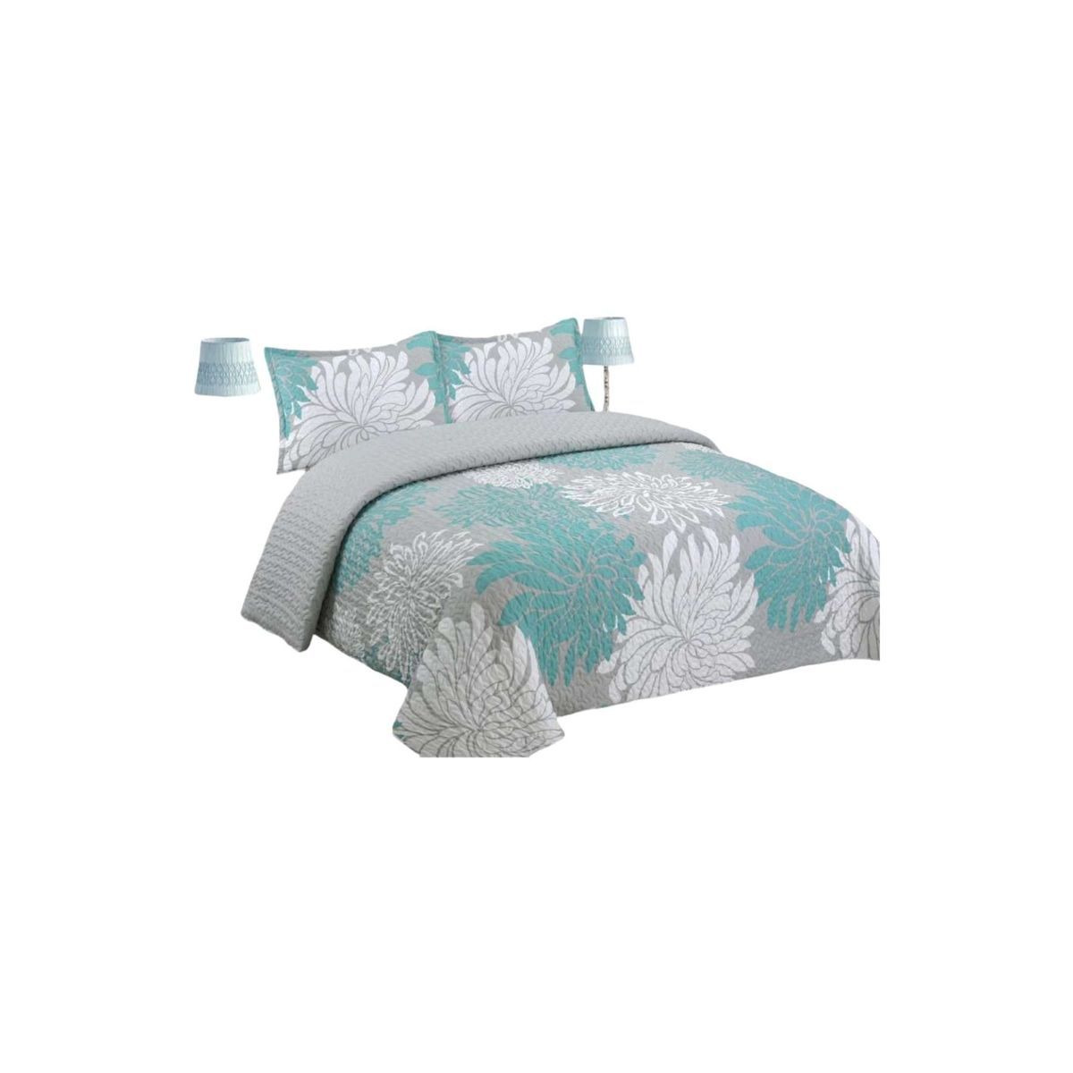 GENERICO - CUBRECAMA QUILT DE VERANO PLAZA Y MEDIA 180x230cm V30.