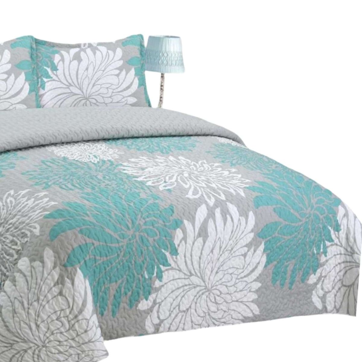 GENERICO - CUBRECAMA QUILT DE VERANO PLAZA Y MEDIA 180x230cm V30.