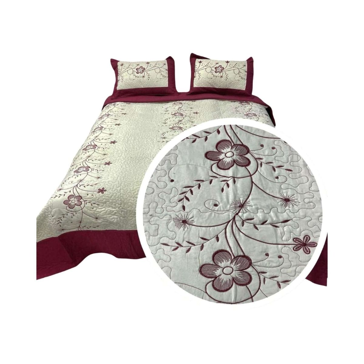 GENERICO - CUBRECAMA QUILT DE VERANO PLAZA Y MEDIA 180x230cm V33