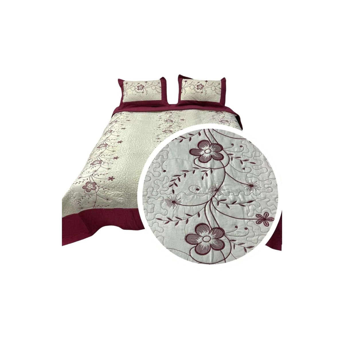 GENERICO - CUBRECAMA QUILT DE VERANO PLAZA Y MEDIA 180x230cm V33