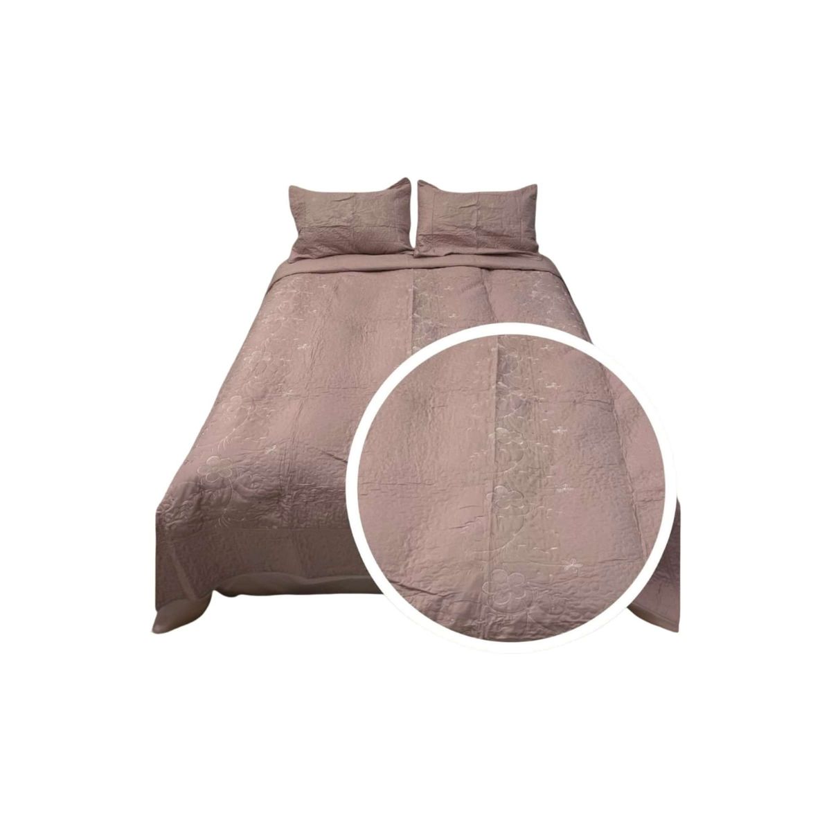 GENERICO - CUBRECAMA QUILT DE VERANO 2 PLAZAS 230x250cm D17