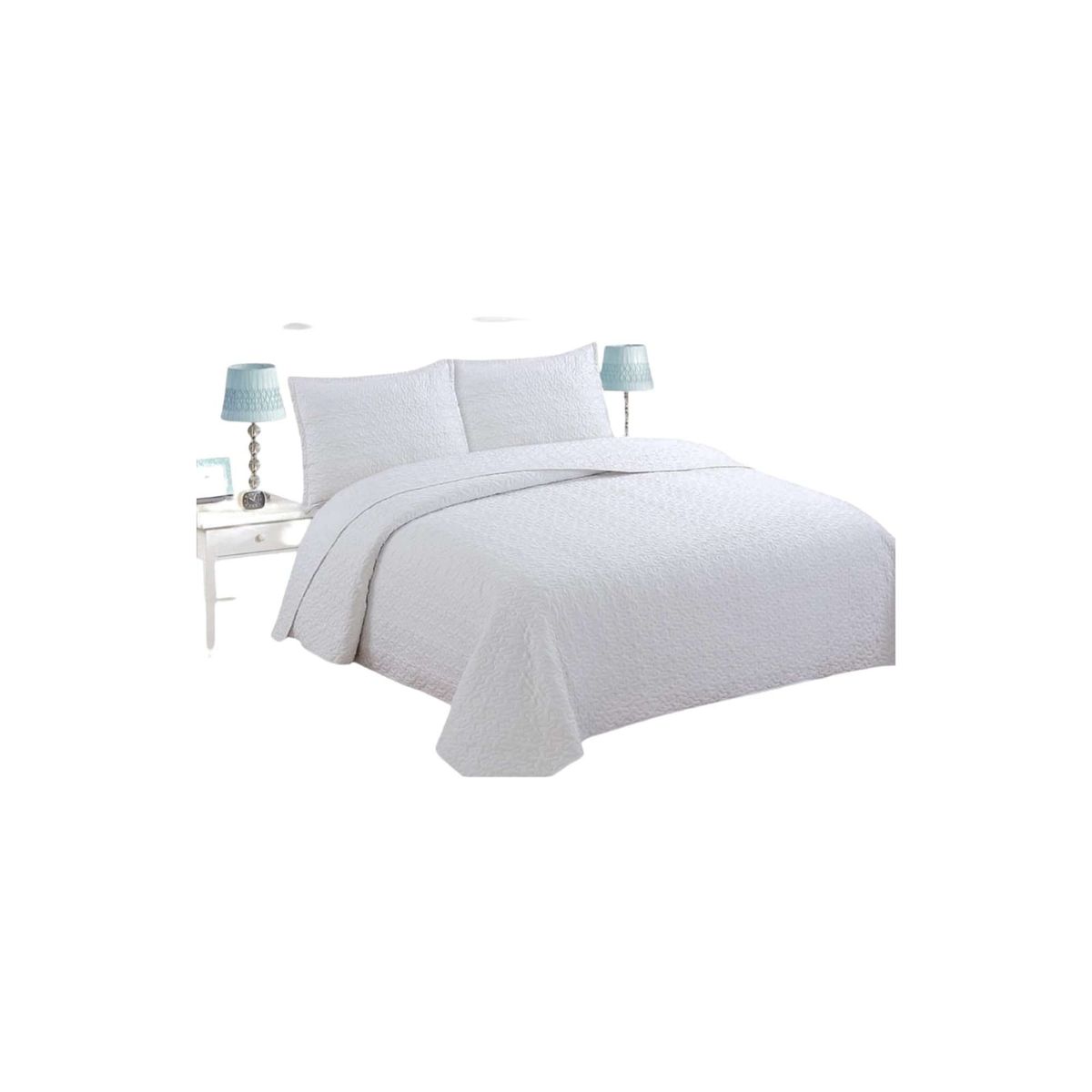 GENERICO - CUBRECAMA QUILT DE VERANO 2 PLAZAS 230x250cm D20