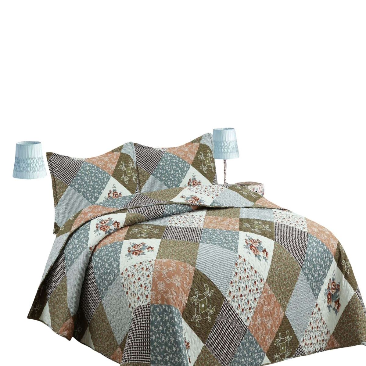 GENERICO - CUBRECAMA QUILT DE VERANO KING-SUPER KING 250x270cm