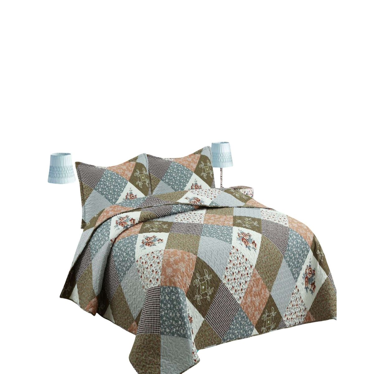 GENERICO - CUBRECAMA QUILT DE VERANO KING-SUPER KING 250x270cm