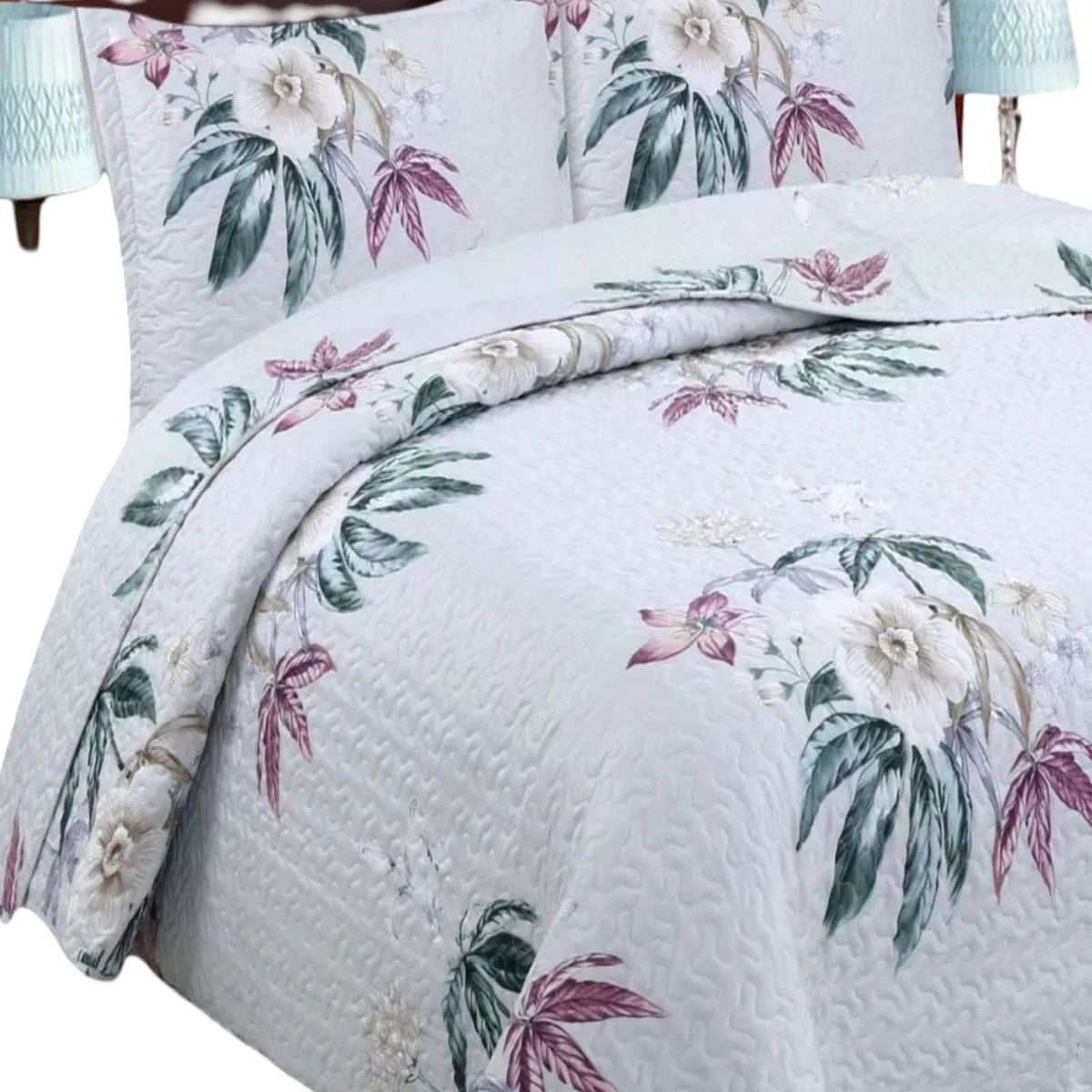 GENERICO - CUBRECAMA QUILT DE VERANO KING-SUPER KING 250x270cm