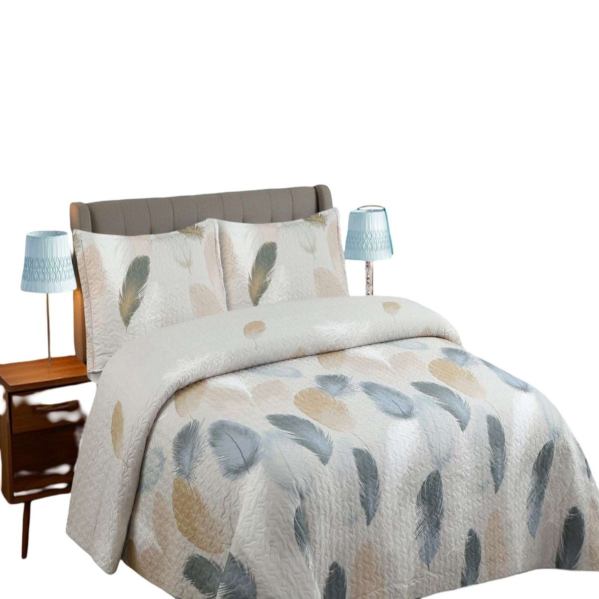 GENERICO - CUBRECAMA QUILT DE VERANO KING-SUPER KING 250x270cm