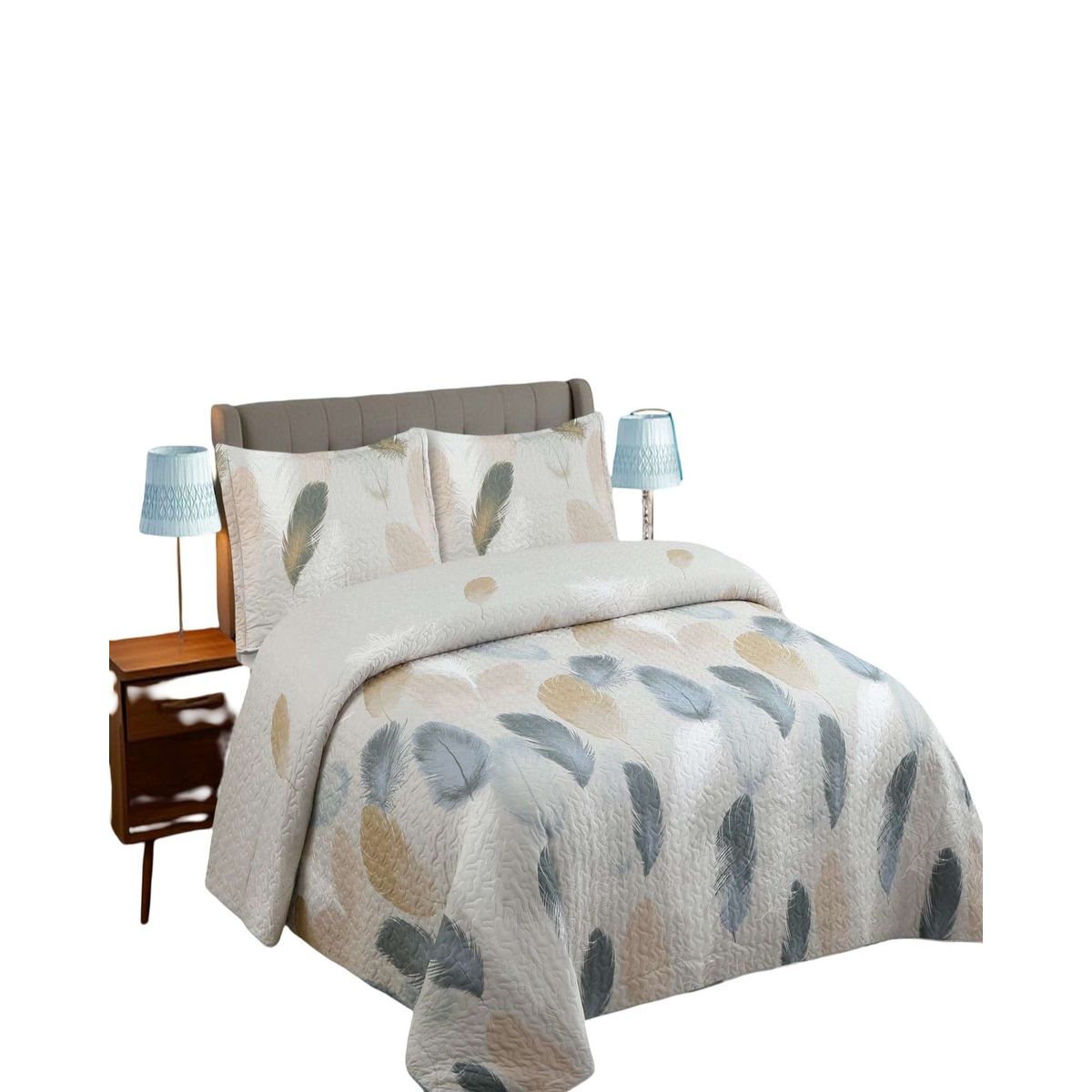 GENERICO - CUBRECAMA QUILT DE VERANO KING-SUPER KING 250x270cm