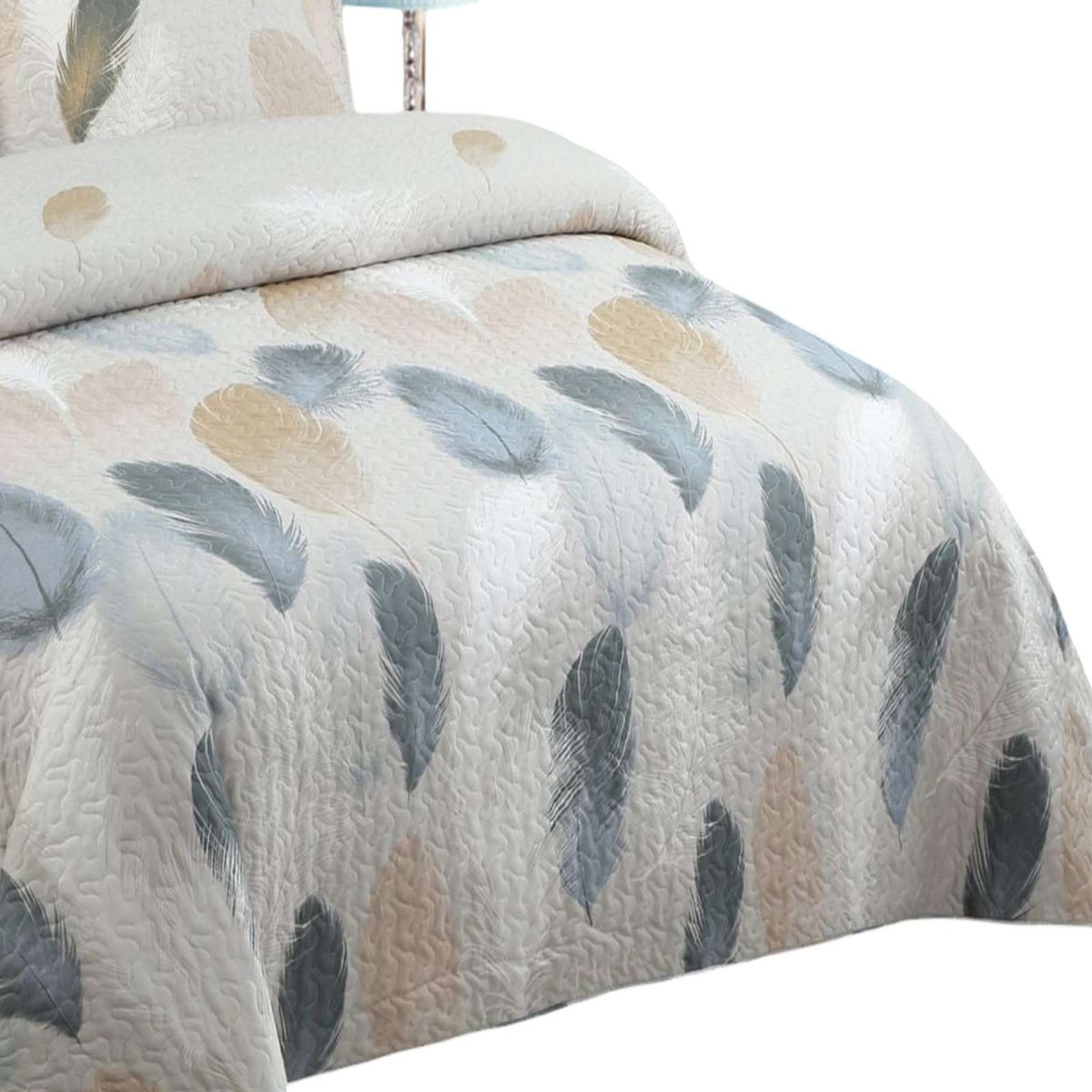 GENERICO - CUBRECAMA QUILT DE VERANO KING-SUPER KING 250x270cm