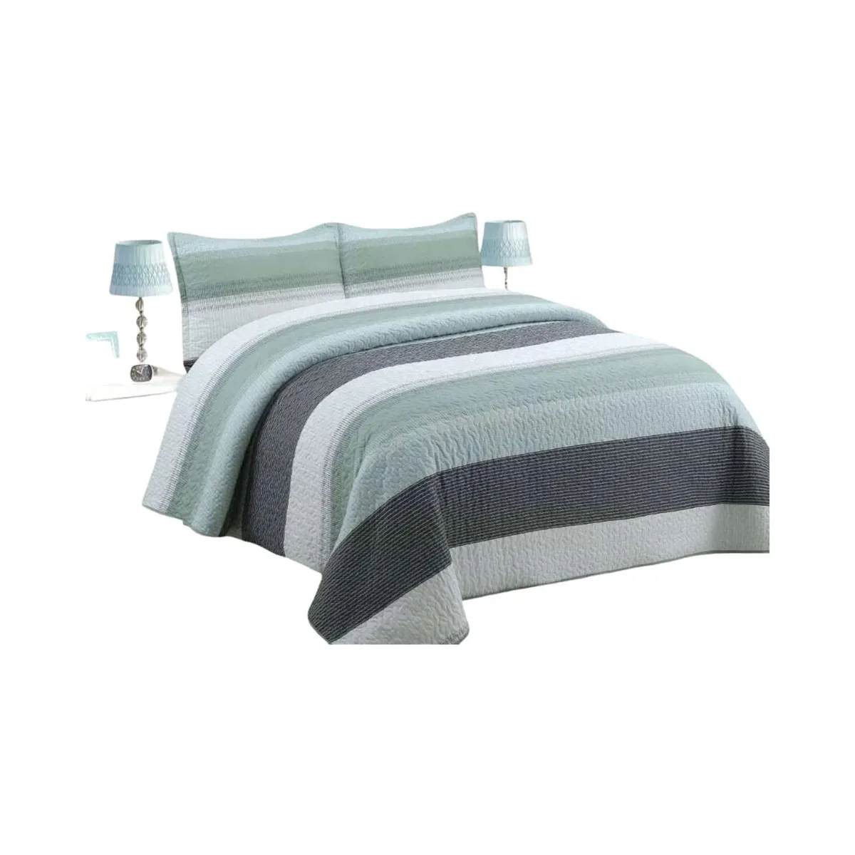 GENERICO - CUBRECAMA QUILT DE VERANO KING-SUPER KING 250x270cm