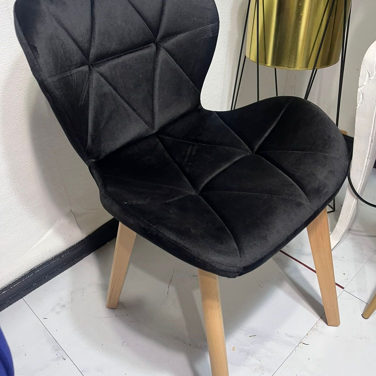 GENERICO - JUEGO DE COMEDOR MESA 120CM + SILLAS FELPA
