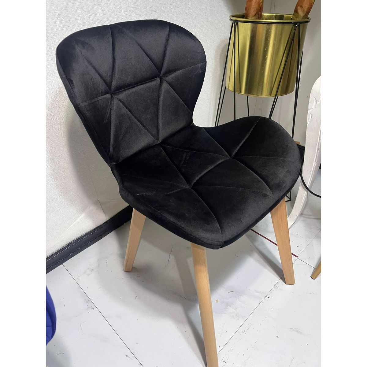 GENERICO - JUEGO DE COMEDOR MESA 120CM + SILLAS FELPA