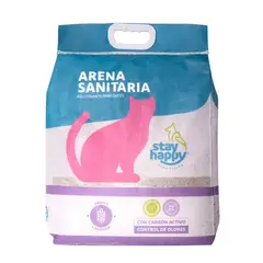 GENERICO - Arena Aglutinante stay happy Aroma lavanda, 4 kg